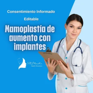 consentimiento informado editable para mamoplastía de aumento con implantes